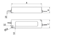 3.13-024.020 - LED Voeding - 20W - 250-1000mm