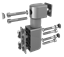 1.63.54080L.XX - Gewricht voor een systeemarm 40-80mm (Set)