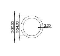 1.19.16130 - buis, Ø30