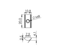 1.32.4FM8V - Inkantelbare moer