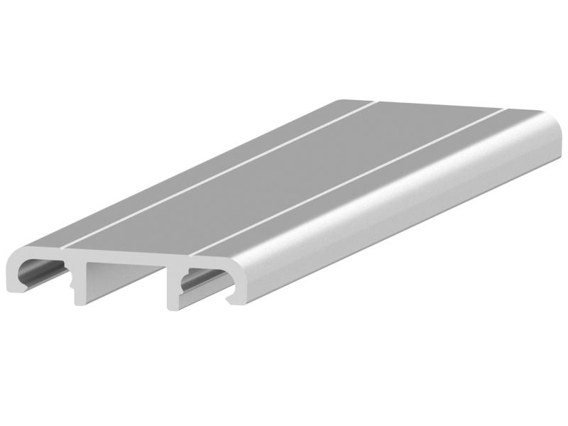 1.19.2030D - aluminium E-kanaal profiel, deksel 30